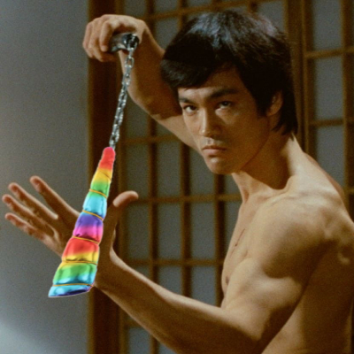 Bruce Lee nunchaku