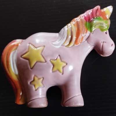 Une licorne en chocolat